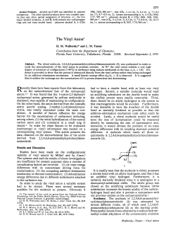 The Vinyl Anion - ACS Publications
