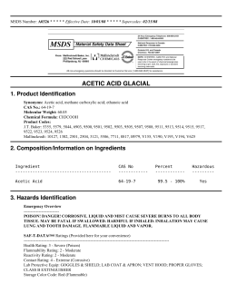 ACETIC ACID GLACIAL