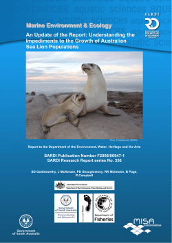 Understanding the impediments to growth of Australian sea