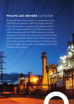 philips led drivers outdoor