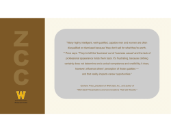 "Many highly intelligent, well-qualified, capable men and women are
