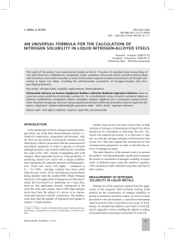 AN UNIVERSAL FORMULA FOR THE CALCULATION OF