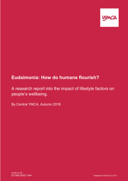 Eudaimonia: How do humans flourish?