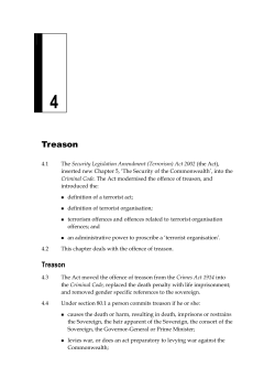 Chapter 4: Treason