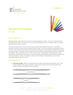 Boomwhackers - Arbor Scientific