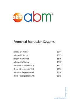 Retroviral Expression Systems