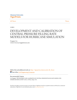 development and calibration of central pressure filling