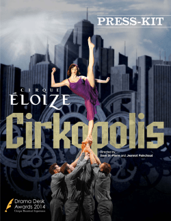 presskit - Cirque &Eacute;loize
