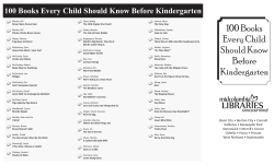 100 Books Every Child Should Know Before