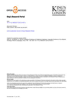 King`s Research Portal