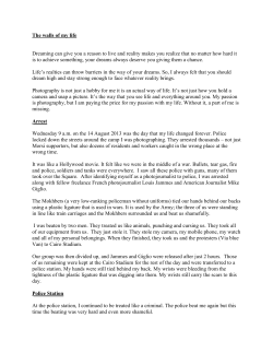 The walls of my life Dreaming can give you a reason to live and