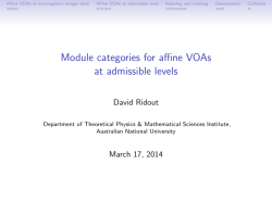 Module categories for affine VOAs at admissible levels