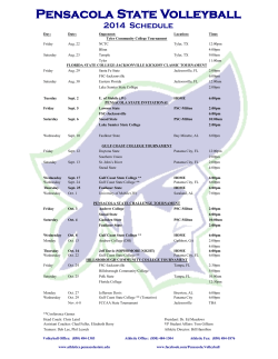 Pensacola State Volleyball
