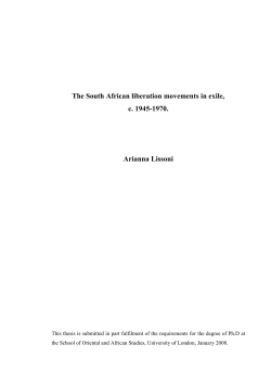 Introduction: 1960 &ndash; a year of destiny