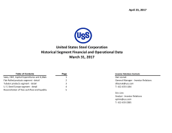 Segment and Financial Operational Data