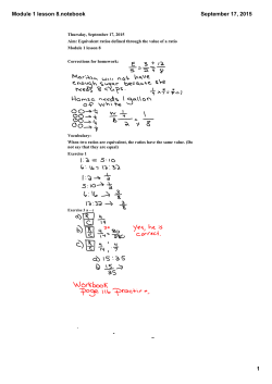 Module 1 lesson 8.notebook