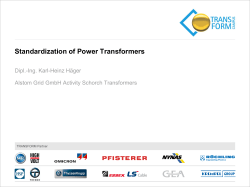 Standardization of Power Transformers