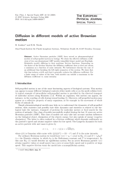 Diffusion in different models of active Brownian motion
