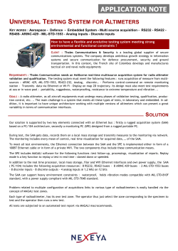 Universal Testing System for Altimeters