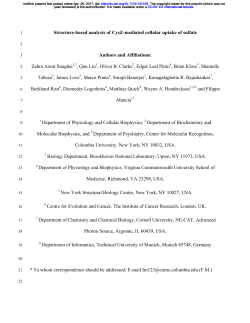 Structure-based analysis of CysZ-mediated cellular uptake of sulfate