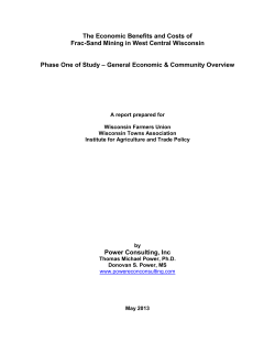 The Economic Benefits and Costs of Frac