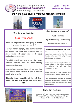 Road Trip USA PDF File - Llanilltud Faerdref Primary School