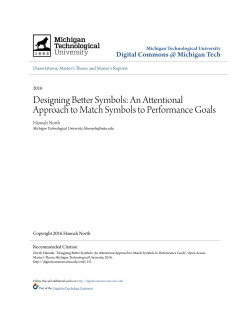 Designing Better Symbols - Digital Commons @ Michigan Tech
