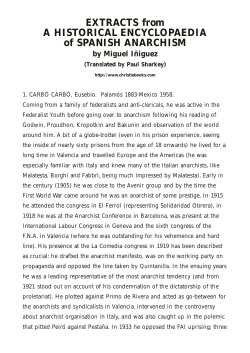 Extracts from A Historical Encyclopaedia of Spanish