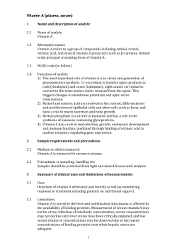 Vitamin A