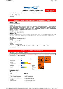 sodium sulfide, hydrated