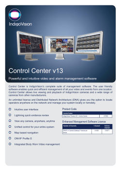Control Center v13