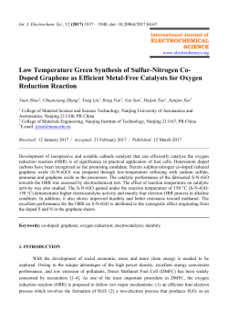 Low Temperature Green Synthesis of Sulfur-Nitrogen Co