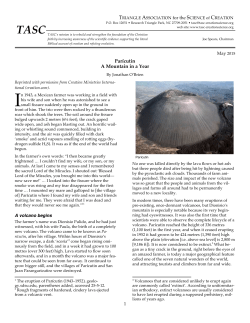 Par&iacute;cutin A Mountain in a Year - Triangle Association for the Science