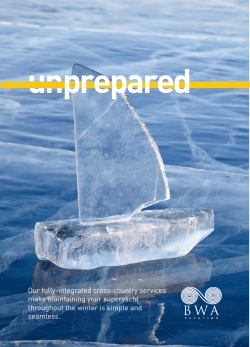unprepared - BWA Yachting
