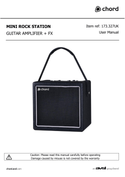 MINI ROCK STATION GUITAR AMPLIFIER + FX