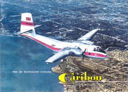 Caribou Sales Brochure - 1962 - The C