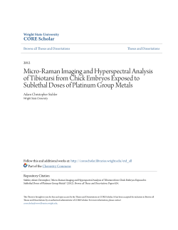Micro-Raman Imaging and Hyperspectral Analysis