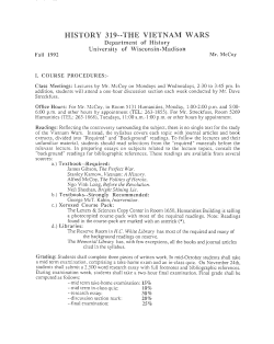 1992 Fall - Department of History