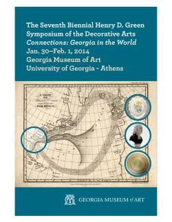 Thursday, January 30 - Georgia Museum of Art