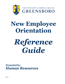 New Employee Orientation