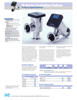 N-Series Isolation Valves - Nor