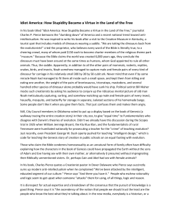 Idiot America: How Stupidity Became a Virtue in the