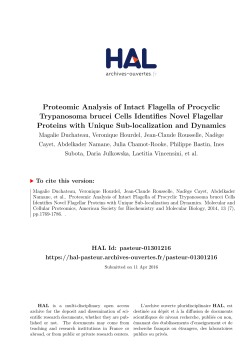 Mol Cell Proteomics-2014-Subot... - HAL