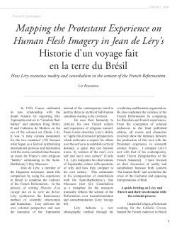 Mapping the Protestant Experience on Human Flesh Imagery in