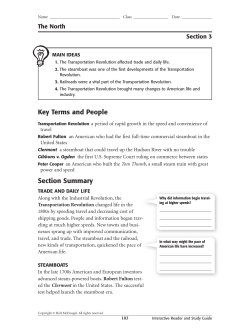 The Transportation Revolution