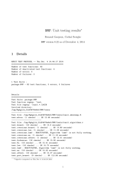 NMF-unitTests - GitHub Pages
