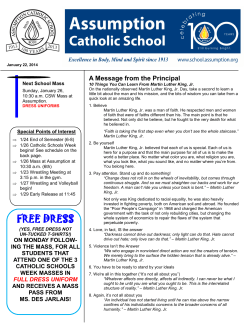 free dress - Assumption Catholic School