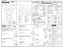 5098 Cutting Layouts General Directions