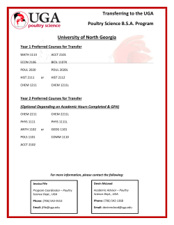 Transferrable Courses from UNG