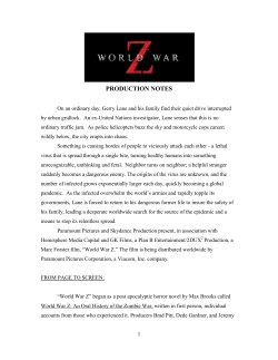 production notes - Paramount Guilds